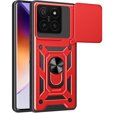 Чохол NOX Camera Slide Xiaomi 14T Pro, CamShield Slide, червоний