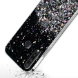 Чoхол до Huawei Y6P, Glittery, чорний