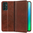 Чoхол до Samsung Galaxy M13 4G, Wallet Litchi Leather, коричневий