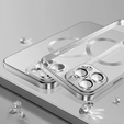 Чoхол до iPhone 13 Pro, MagSafe Hybrid, сріблястий