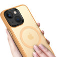 Чoхол до iPhone 14, Simple MagSafe, помаранчевий