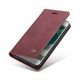 Чoхол CASEME до iPhone 7/8/SE 2020/SE 2022, Leather Wallet Case, Wine Red
