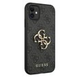 Чoхол GUESS до iPhone 11, 4G Big Metal Logo, сірий