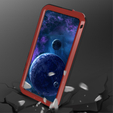 Чoхол Love Mei до Samsung Galaxy A52/A52s, armored with glass, червоний
