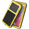 Чoхол Love Mei до Samsung Galaxy A53 5G, armored with glass, жовтий