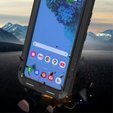 Чoхол Love Mei до Samsung Galaxy S21 Ultra, armored without glass, чорний