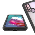 Чoхол Shockproof до Motorola Moto G10 / G20 / G30, із захисним екраном, чорний