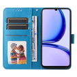 Чoхол Wallet до Realme C53 4G, Flower, Blue